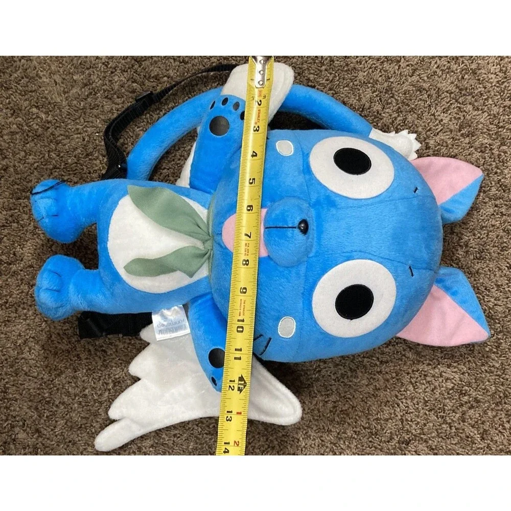 Fairy Tail Cat Happy Plush Anime Stuffed Animal Backpack